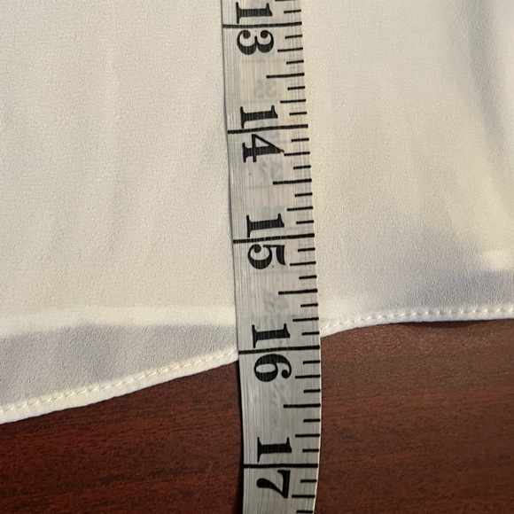 River Island White 3 Button Back Sleeveless Sz 8 Top White - Picture 7 of 7